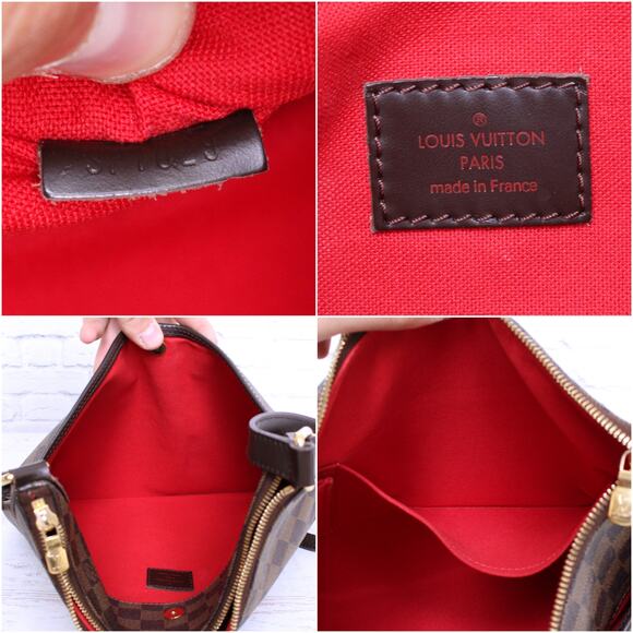 Louis Vuitton Bloomsbury PM Crossbody Damier Ebene Purse Handbag Messenger A2450 - Picture 2 of 12